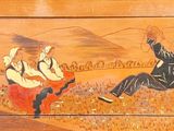 une image d'un tableau sur le mur d'un bâtiment