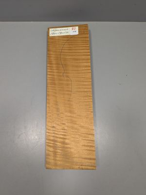 Fond en érable pour violon, ~39cm