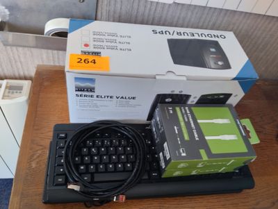 Onduleur NITRAM ELITE VALUE 600E 2 Claviers, 3 Câbles éterne…