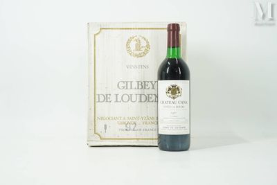CH. CANA CH. CANA, Côtes de Bourg, 1987 - 6 bouteilles