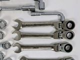 a picture of a set of wrenches and other tools