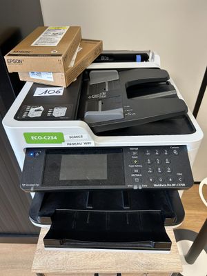 A l'étage, imprimante AQUAPRINT ECO C234 (EPSON WF-C579R - N…