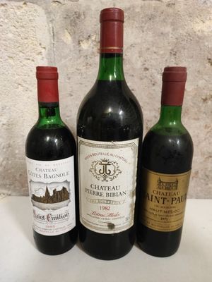1 Bouteille Château Côtes de BAGNOLE Saint Emilion 1985 1 Ma…