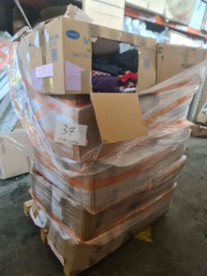 Palette d’environ 200 kg – Vêtements crème contemporaine fem…