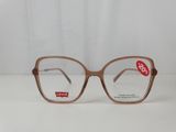 glasses on a white surface with a red tag on the side