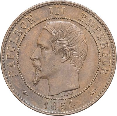 une vieille pièce de monnaie sur laquelle figure le portrait d'un homme