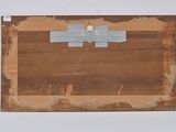 a picture of a piece of paper taped to a piece of wood