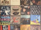 an image of a bunch of records on a wall