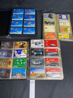 a lot of cards and other items on a table