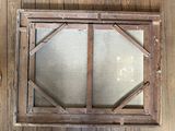 a picture of a window that is on the wall
