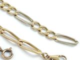 a close up of a gold chain with a clasp on it