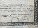 an old document with a picture of a horse on it