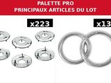 the picture shows a picture of a pair of rings and a pair of screws