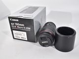 canon ef 100mm f / 1 8 is usm lens with box