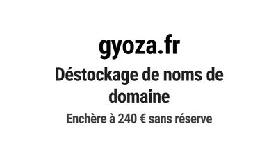 Nom de domaine gyoza.fr. Catégorie: Gastronomie.