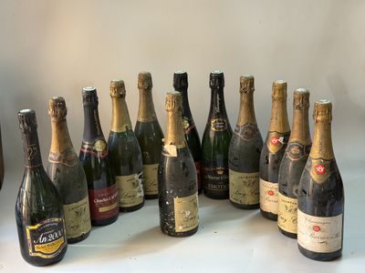 12 bouteilles Champagne LAFITTE, LEROY, MARCOULT etc