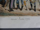 a picture of a painting of a group of men in uniforms