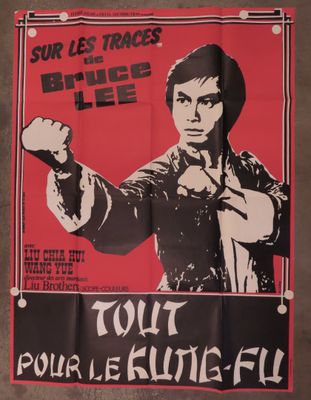 poster of bruce lee from bruce lee ' s movie, the bruce lee