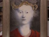 une photo d'un tableau représentant une femme coiffée d'une couronne