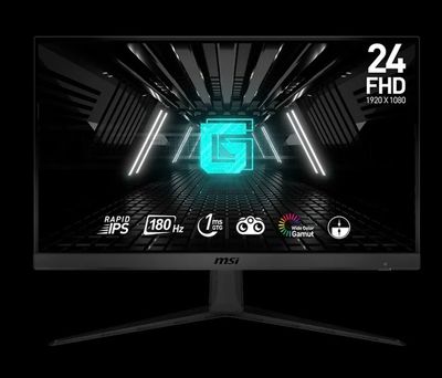 a close up of a computer monitor on a black background