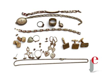 an image of a collection of antique jewelry on a white background