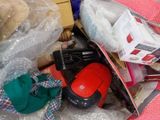 a pile of items that are sitting in a box