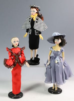 ASHTON DRAKE. Reunion de 3 poupées mannequin GENE MARSHALL a… - Photo 1