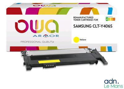 Lot de cartouches de toner remanufacturé OWA ARMOR CLT - Jau…