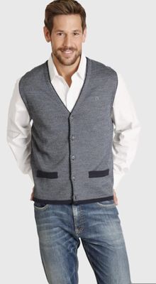 JAN VANDERSTORM - Taille 5XL - Gilet sans manches gris - Art…