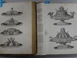 an open book with drawings of different types of dishes on it