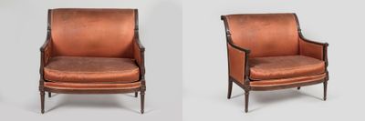 three chairs with orange upholstered upholstered upholstered upholstered upholstered upholstered upholstered upholstered