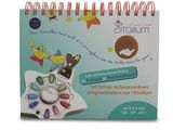 an image of a picture of a children ' s activity book with crayons and crayons on it