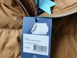 an image of a close up of a jacket with a tag on it