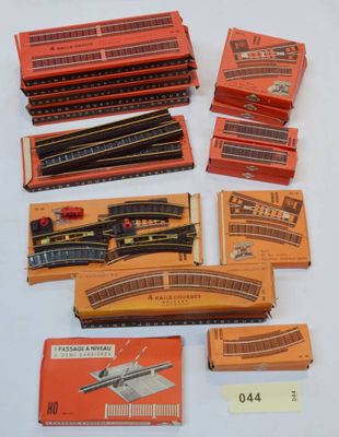 JOUEF ancien – lot d'accessoires et rails divers