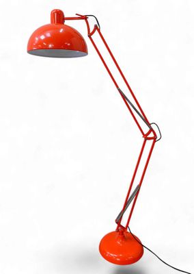 an image of a red lamp on a white background
