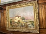 a picture of a painting hanging on a wall