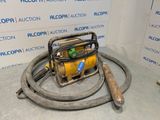 an image of a hose and a blower in a room