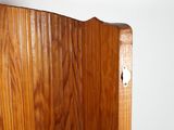a close up of a piece of wood with a hole in it