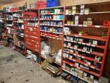 a lot of shelves that have many different items on them