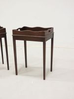 Paire de petites tables d'appoint en acajou à plateaux cuvet… (photo 3)