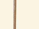 a tall metal pole with a bird on it