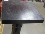 a black table that has a price tag on it