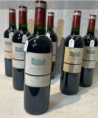 Château SAUMAN - côte de Bourg, 2010 6 bt