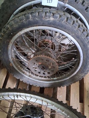 LOT de 2 jantes Av et Ar HONDA XLS
