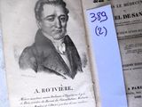 un vieux livre avec l'image d'un homme dessus