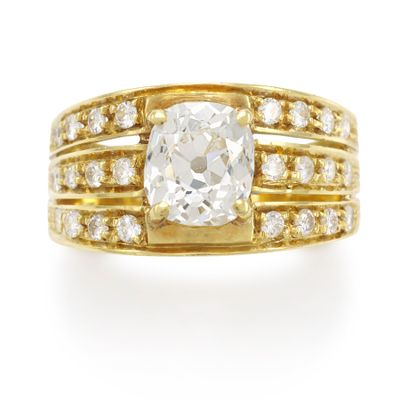 Bague en diamant et or 18 carats
