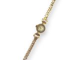 a close up of a wrist watch on a white background