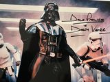 Affiche « Star Wars » signée par Dark Vador