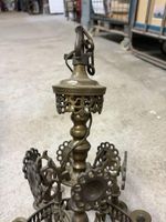 Lustre en bronze de style à six bras de lumière ajourés (photo 6)