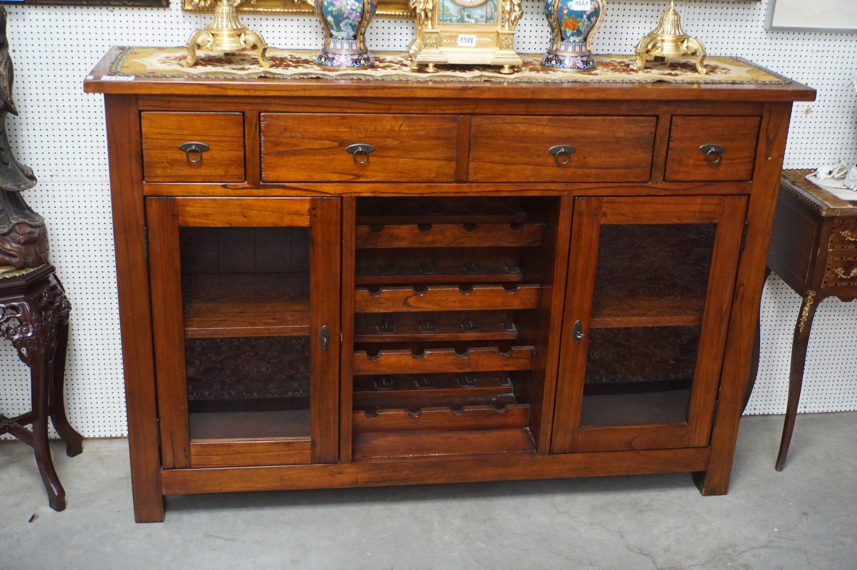 buffet de style colonial - avec 2 portes et 4 tiroirs - équi…